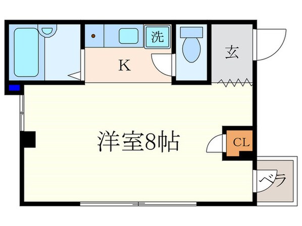 リバティ室町の物件間取画像